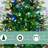 Pre-Lit Aspen Fir Artificial Christmas Tree With Wreath & Garland,Grass  Xmas Tree With 380 Multi-Colour LED Lights, 11 Lighting Modes, 861 PE Branch Tips, For Indoor Holiday Decor