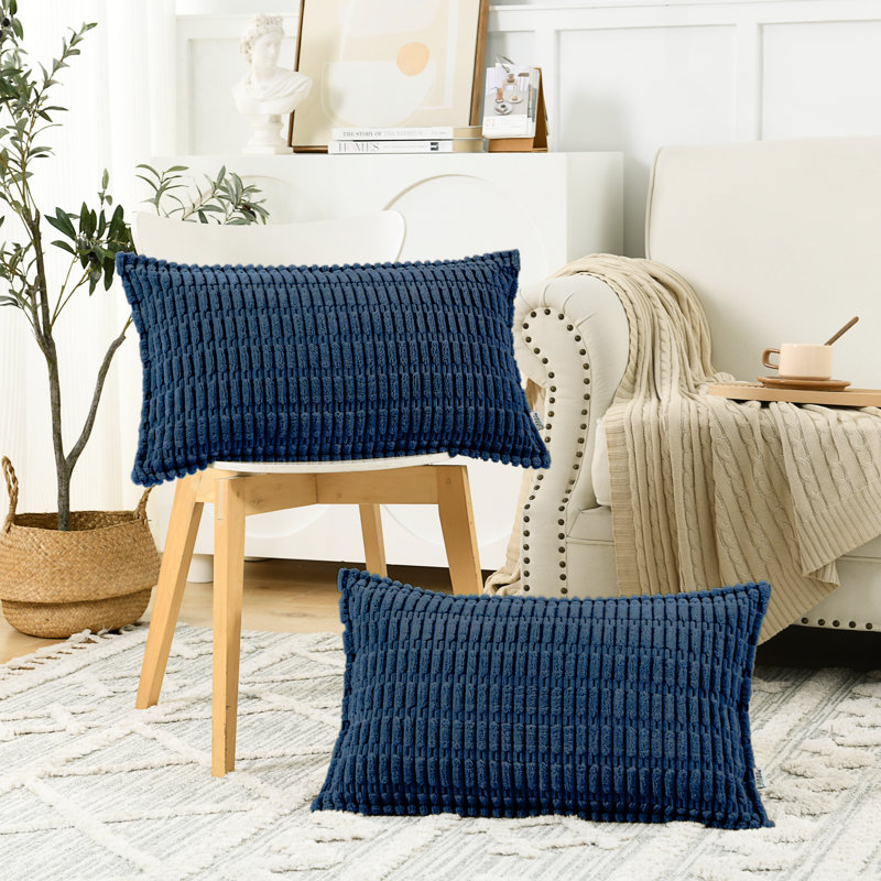  Housse pour repose-pieds Boucle, Marine, Rectangle H 14 po x l 24 po