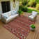 Machine Washable Indoor/Outdoor Gursevak ACN2244 Navajo Rug