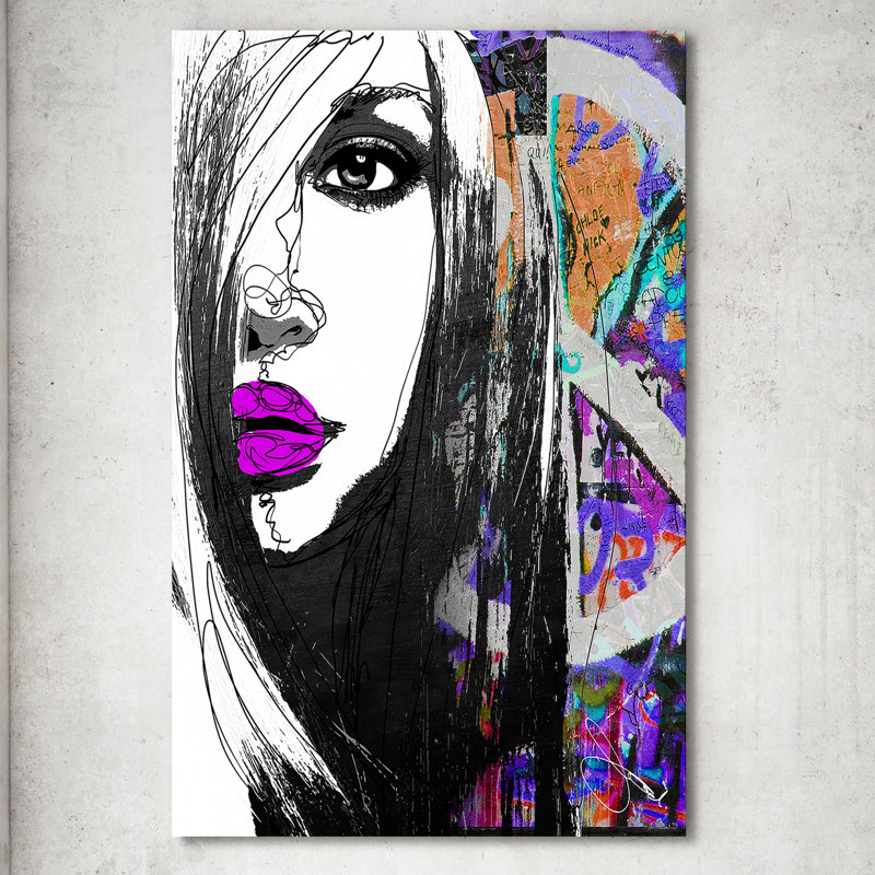 «Peace», impression sur toile, Toile tendue, H 30 po x l 18 po x P 1 po