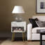 Ensemble de chambre à coucher rembourrée blanche (ensemble de 3)-1469293592