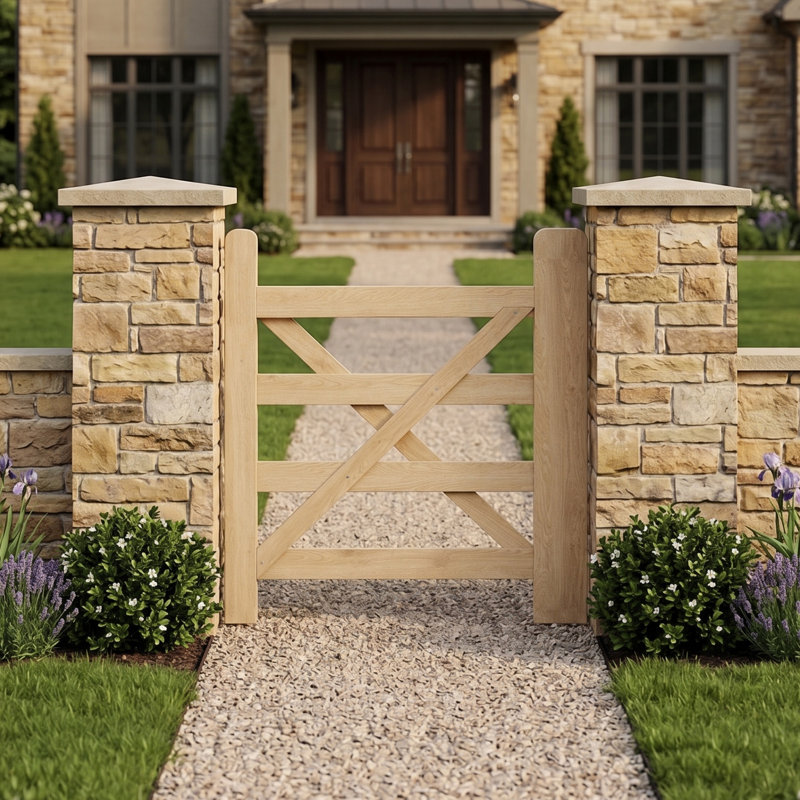 90 cm H x 76 cm W Gate Fencing with 1