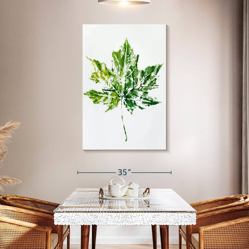 Harnek Abstract Leaf, 48" H x 32" W