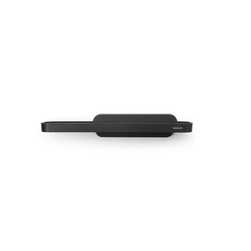 Brabantia MindSet Shower Shelf with Squeegee, Dark Grey