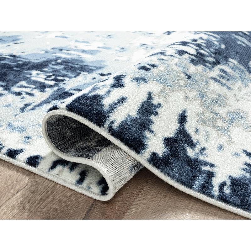 Abstract Indoor Rug, Rectangle 4' x 6'