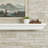 Colton Floating Wood Fireplace Mantel Shelf 72 in. - Crafted from Pine Wood - Traditional Design-959462229-959462224