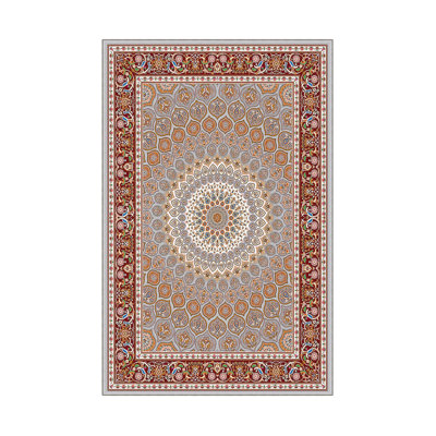 Tapis de couloir élégant, 2,6 x 6,6 pieds | 100% polyester, 650 g / m², hauteur des poils de 0,3 po | Pois antibactérien et antidérapant en PVC | Lavable à la machine, impression numérique 3D durable | Parfait pour la décoration intérieure