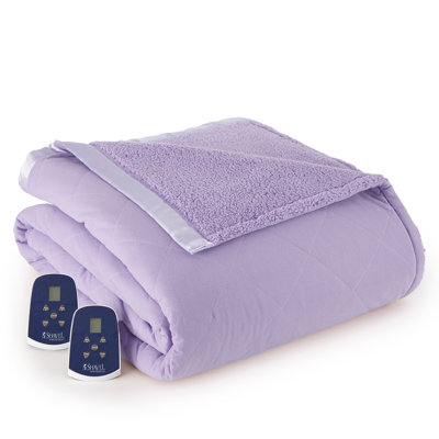 Couverture électrique en sherpa Micro Flannel®