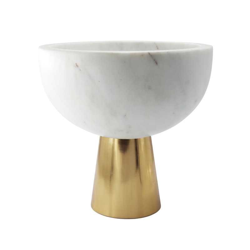 Reve Handmade Decorative Bowl, 7.5" H x 8" W x 8" D