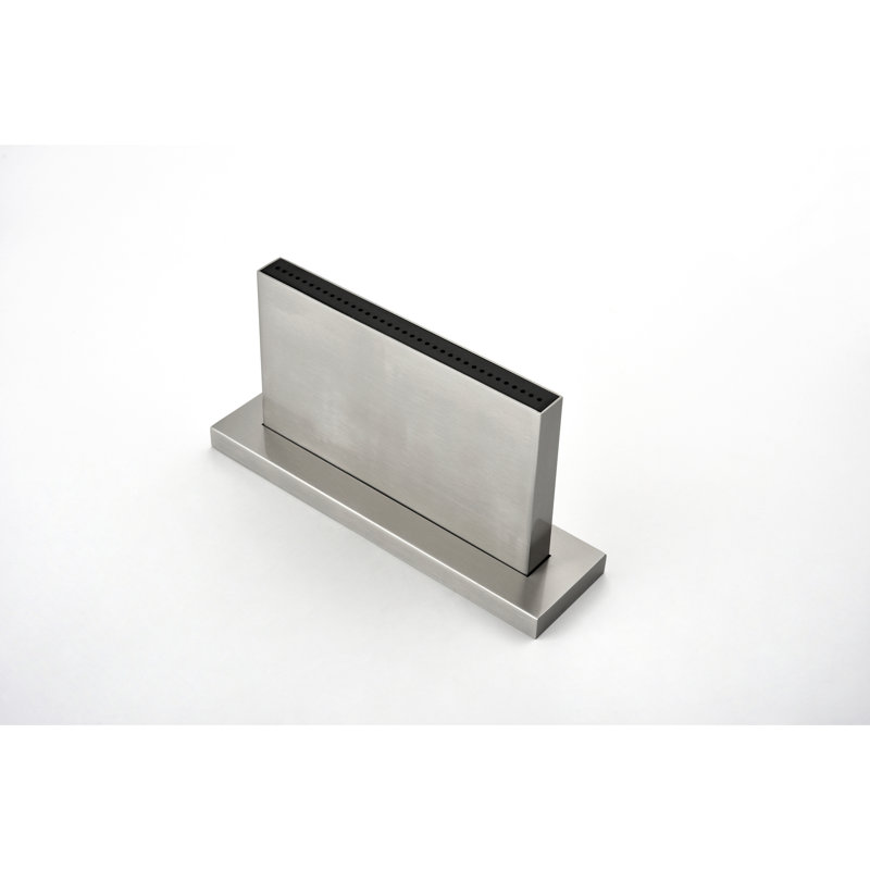 Robinet de baignoire en acier inoxydable - Bec cascade, Fixation murale, Lavabo de salle de bain, Nickel brossé, Lavabo à haut débit
