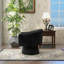 Aketza Velvet Swivel Barrel Chair-2123254893