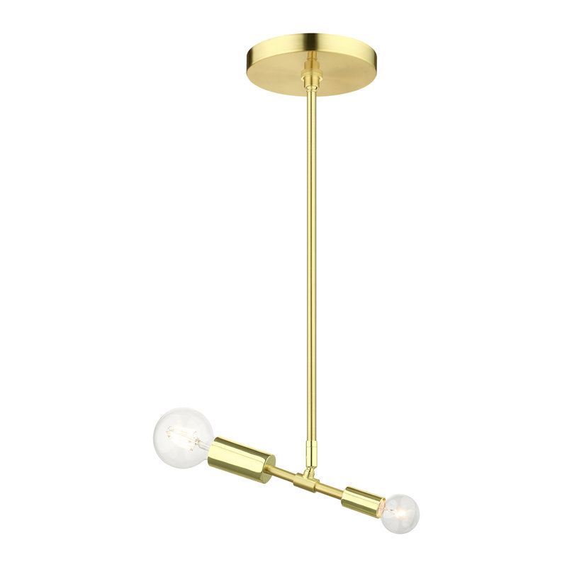 Zailen 2 - Light Unique/Statement Pendant, Satin Brass