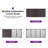 PURPLE LEAF Solar Louvered Pergola 11' x 28' with LED String Lights and Control Panel Aluminum Outdoor Pergola with Adjustable Roof for Patio Deck Garden Yard Gray-122646722