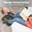 Mind Reader Foot Rest, Under Desk at Work, Ergonomic, Height Adjustable, Office, Plastic, 17"L x 13"W x 6.25"H