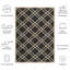 Kellogg Hooked Black/Beige Indoor/Outdoor Rug-15406093