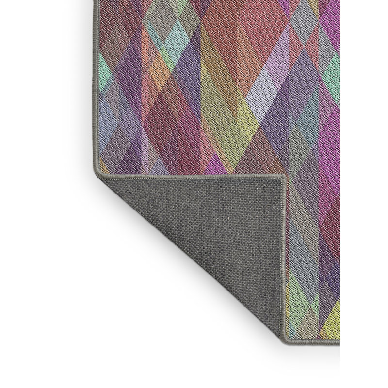 Geometric Indoor Rug, Rectangle 6' x 9'