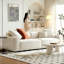 Coussin blanc modulaire 100% polyester-1439570242-1439570243