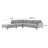 Velvet L-Shaped Sectional-87793252-87793253