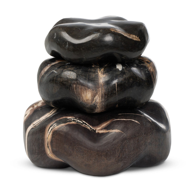 Figurines & Sculptures, Ivory/Black