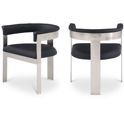 Habert Finished Upholstered Back Arm Chair