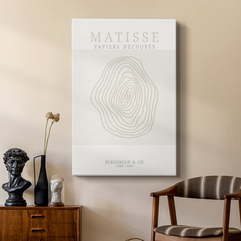 Matisse CD XXIV, reproduction d'art encadrée sur mesure, galerie Cavas, H 48 po x l 32 po