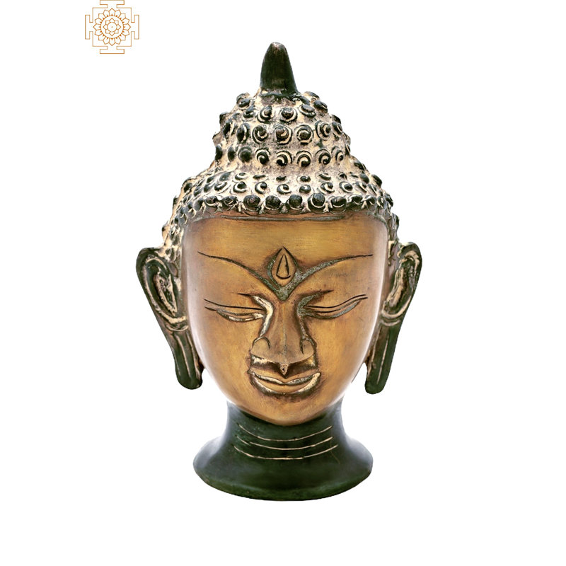 Buste de Bouddha tibétain bouddhiste