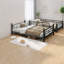 Lits peu encombrants, lit simple TG en métal, maison convertible moderne