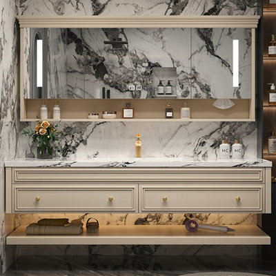 Armoire de salle de bain simple de style américain
