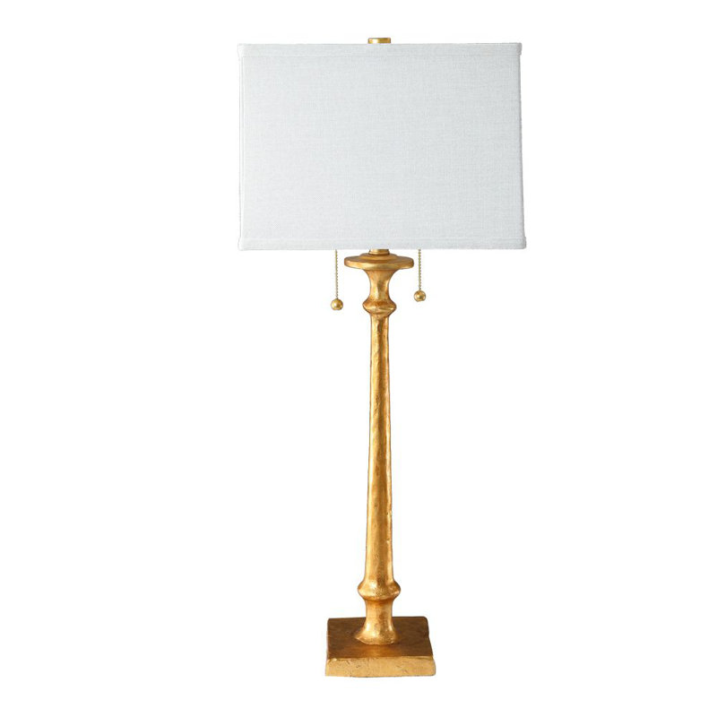 Resin Table Lamp, Gold