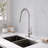 Kitchen Faucet With Pull Down Sprayer-121209998