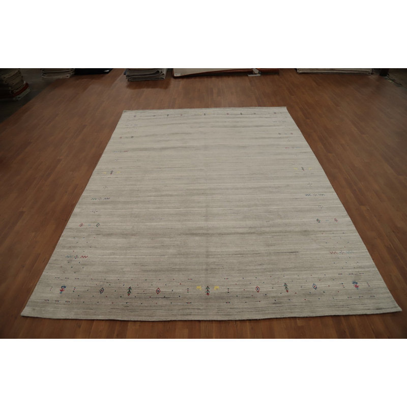 Handmade Gabbeh Style Large Area Rug 9x12