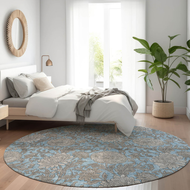 Tapis intérieur / extérieur Ayush, Rond 8 pi