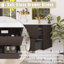 Modern Fluted Bathroom Vanity - Water-resistant Build-941842903-941842906