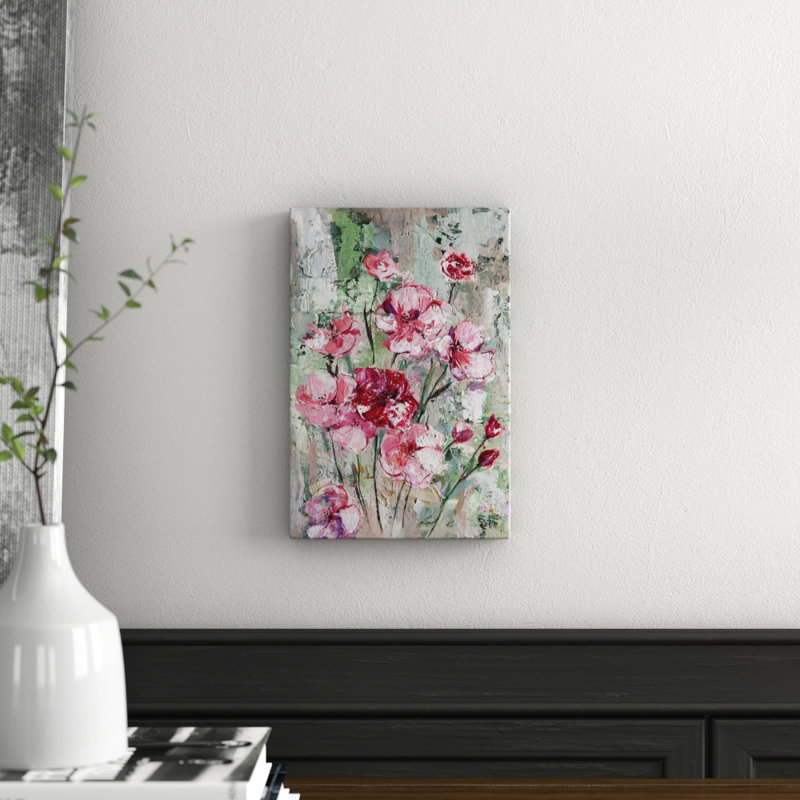 Spring In My Heart - Wrapped Canvas Painting, 30cm H x 20cm W x 3.81cm D