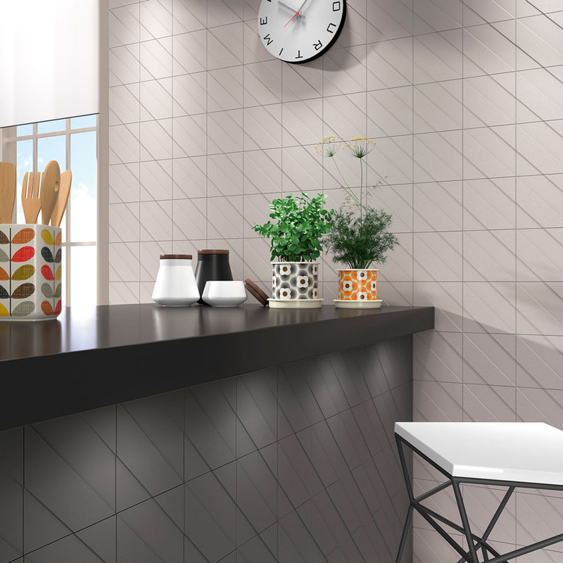 Premium 4 Luce 6" X 6" Porcelain Tile, Gray