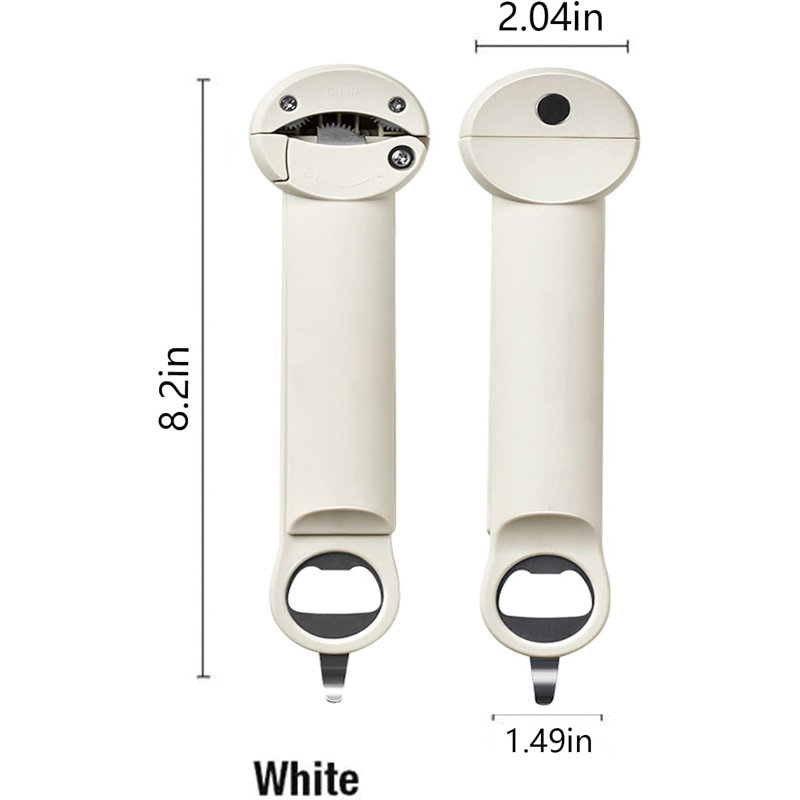 NIERBO Manual Jar Opener Can Opener, White