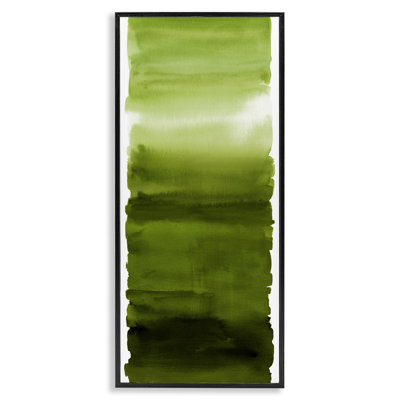 Green Blend Gradient Framed Giclee, design by Allie Corbin
