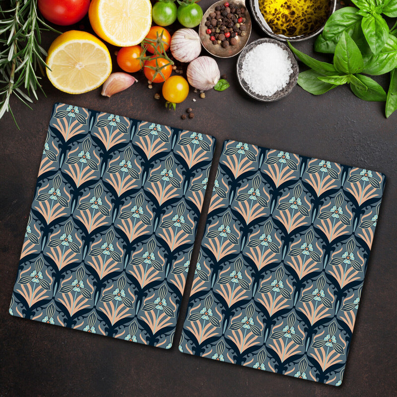Channell Tempered Glass Chopping Board, 52cm x 30cm