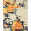 Tapis en laine et viscose à motif abstrait multicolore Columbia-24108027