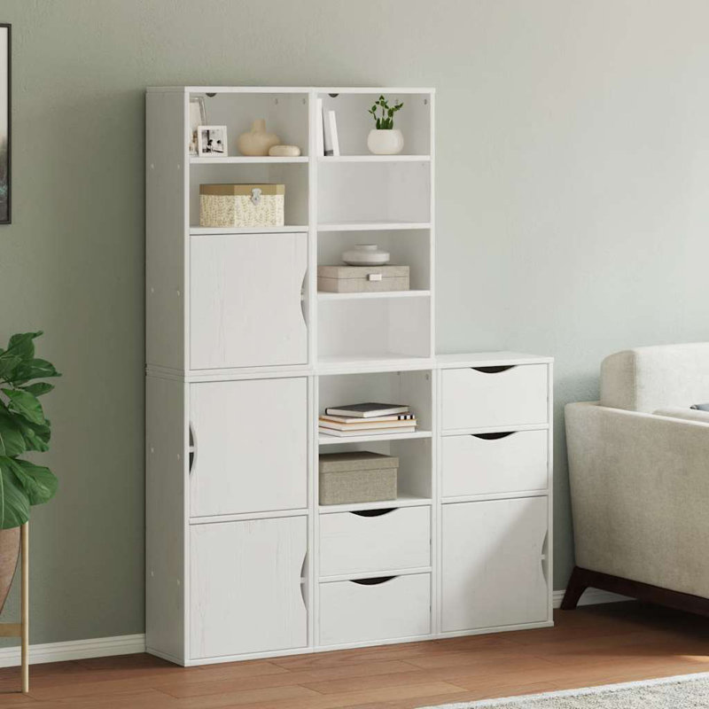 79cm H x 40cm W Bookcase, White