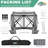 Pop Up Gazebo Screen Tent Screen House for Camping, 10x10 Screen Room with Mosquito Netting-104897142