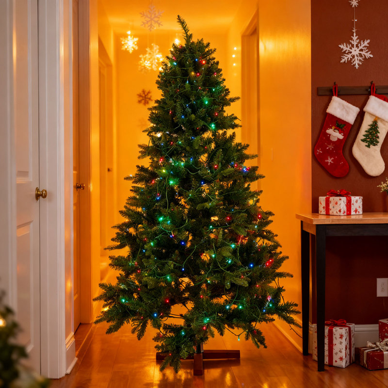 3.94' H Lighted Artificial Christmas Tree