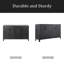 Armoire 4 portes de style campagnard avec finition naturelle Mirod