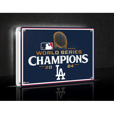 Los Angeles Dodgers 8" LED Ceramic Christmas Tree