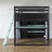 Full Size Loft Bed, Multi-Functional Workstation, E-Sports Desk, Shelves & Wardrobe, Sleek & Chic Modern, Teen Bedroom-1443625111