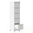 5 Drawers Metal Vertical File Cabinet With Lock On Wheels-24186369