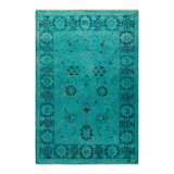 Damiano One-of-a-Kind 4' 0" X 6' 0" Hand Knotted Area Rug