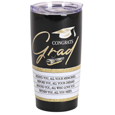 Gobelet Congrats Grad noir 20 oz