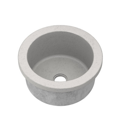 NativeStone Malibu 14" Round Bar Sink
