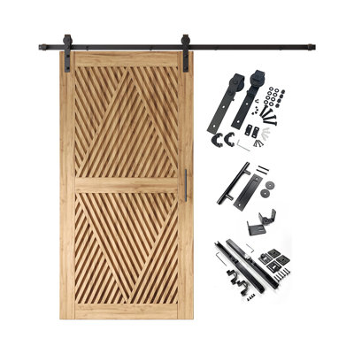 Porte de grange 4-en-1 de 48 po x 80 po Homquer de 48 po x 80 po Homquer